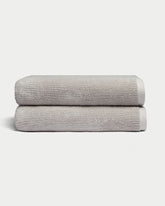 Ribbed Terry Bath Towels