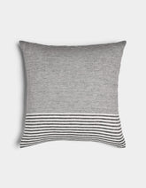 Striped Linen Throw Pillow