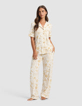 Women's Bamboo Stretch-Knit Short Sleeve & Pant Pajama Set - Last Chance