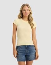 Women's Fine Ribbed Tee