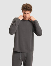Men's Brushed Bamboo Pullover Crew