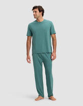 Men's First Layer Pajama Short Sleeve Tee & Pant Set