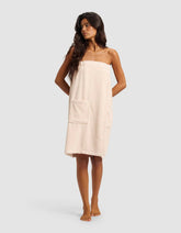 Ribbed Terry Bath Wrap