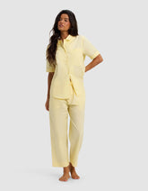 Women's Sutton Short Sleeve & Cropped Pajama Pant Set