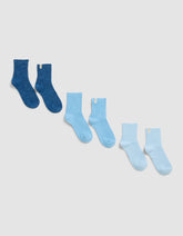 Men's Plush Lounge Quarter Sock 3-Pack