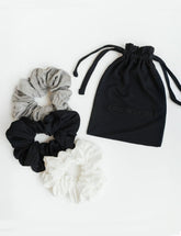 Bamboo Stretch-Knit Scrunchies