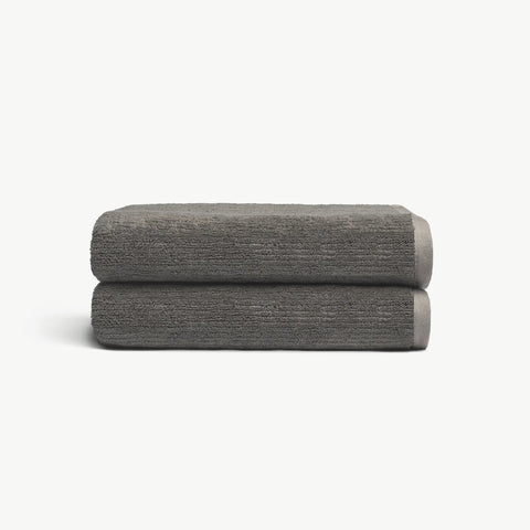 Ribbed Terry Bath Towels