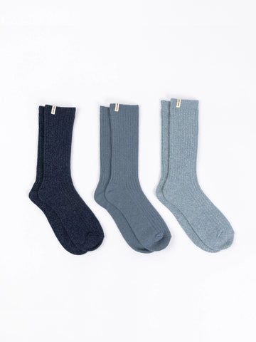 Men's Plush Lounge Calf Sock 3-Pack