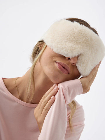 Faux Fur Sleep Mask - Last Chance
