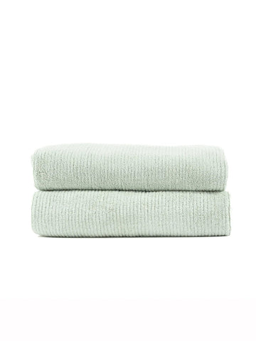 Ribbed Terry Bath Towels