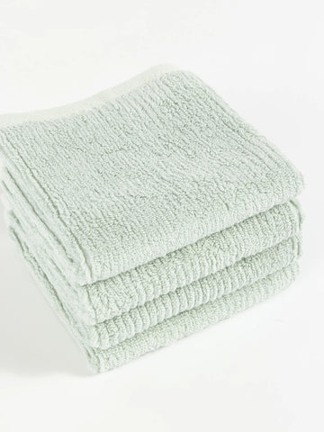 Ribbed Terry Washcloths
