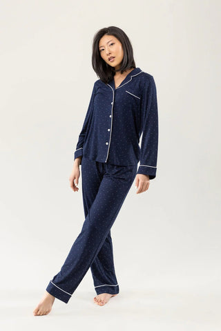 Women's Bamboo Stretch-Knit Long Sleeve Pajama Top - Last Chance