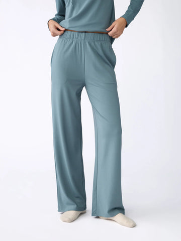 Women's Brushed Bamboo Wide Leg Pull-On Pant