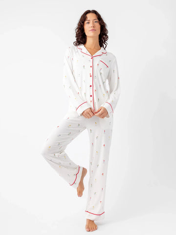 Women's Bamboo Stretch-Knit Long Sleeve Pajama Top - Last Chance