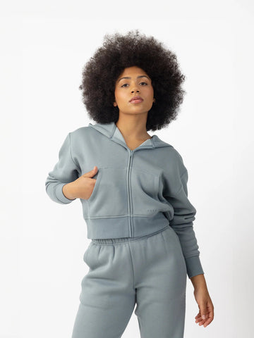 Women's CityScape Cropped Full Zip - Last Chance