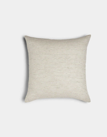 Striped Linen Throw Pillow