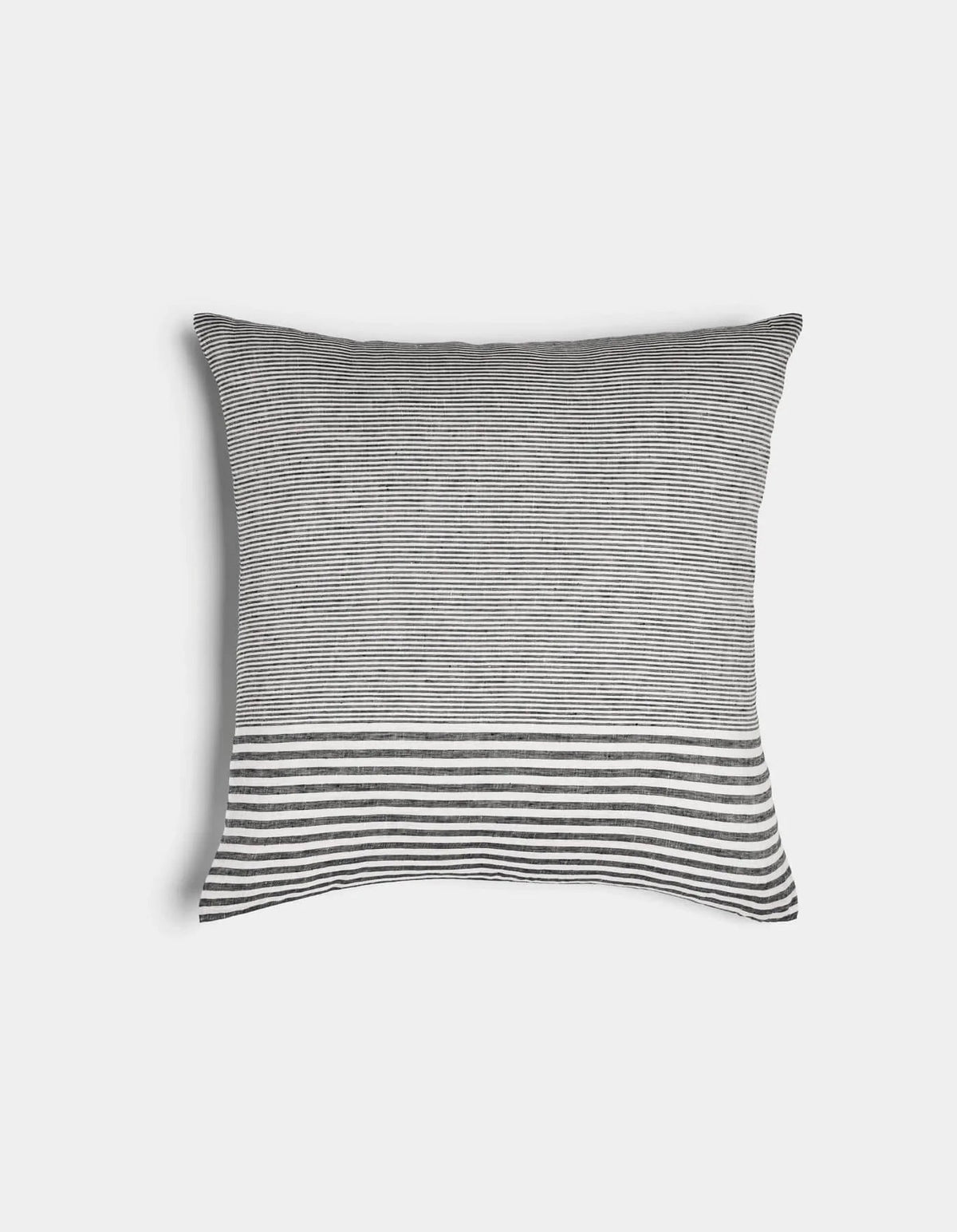 Striped Linen Throw Pillow
