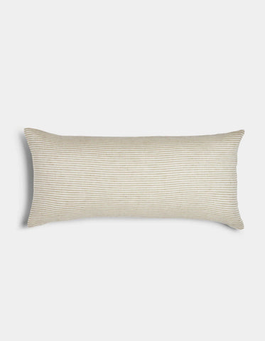 Striped Linen Throw Pillow