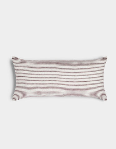Striped Linen Throw Pillow