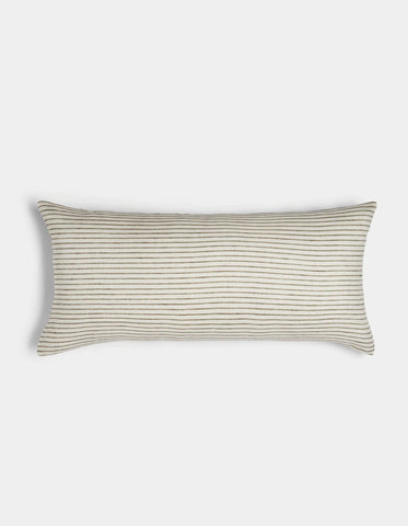Striped Linen Throw Pillow