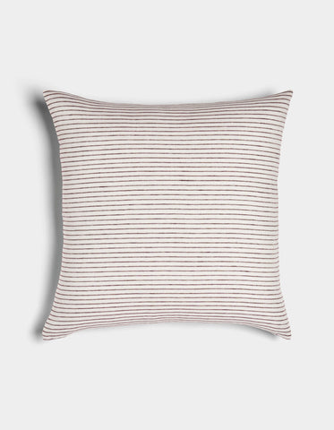 Striped Linen Throw Pillow