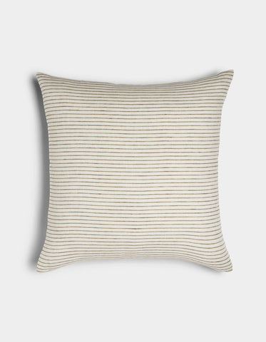 Striped Linen Throw Pillow
