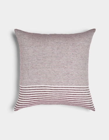 Striped Linen Throw Pillow