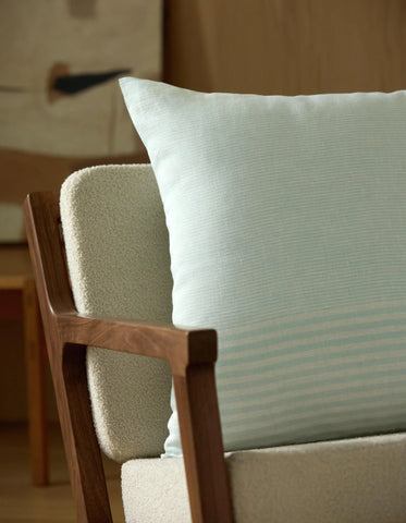 Striped Linen Throw Pillow