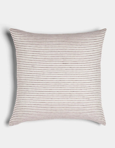 Striped Linen Throw Pillow