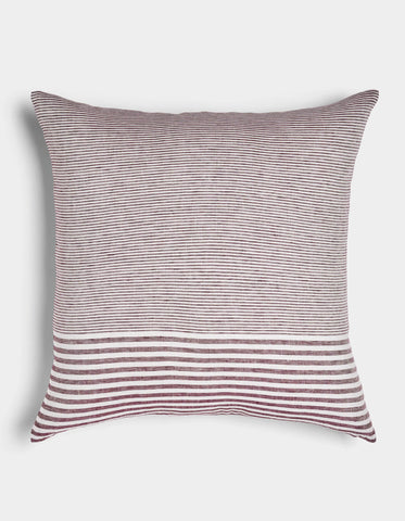 Striped Linen Throw Pillow