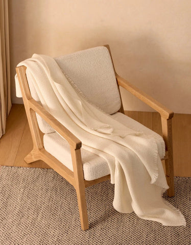 Alpaca Waffle Throw
