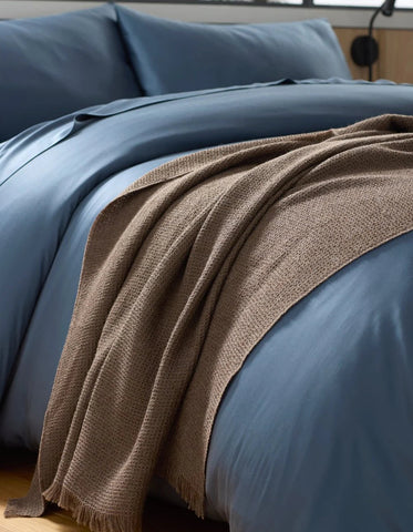 Alpaca Waffle Throw