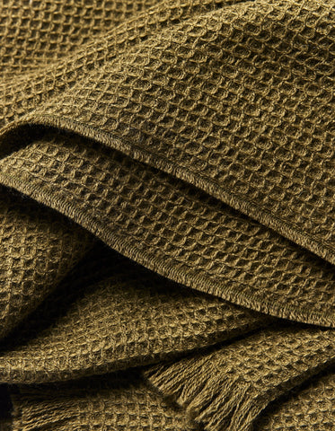 Alpaca Waffle Throw