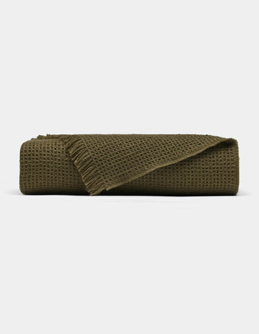 Alpaca Waffle Throw