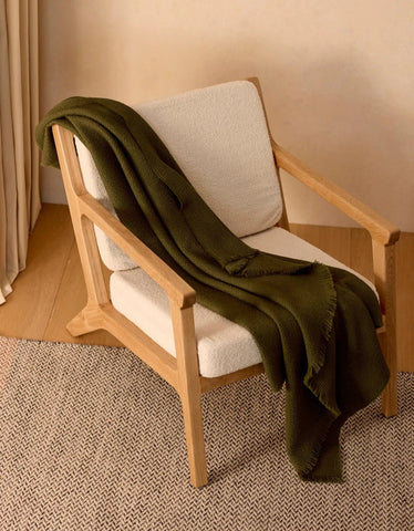 Alpaca Waffle Throw