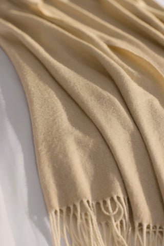 Bamboo Herringbone Tassel Throw