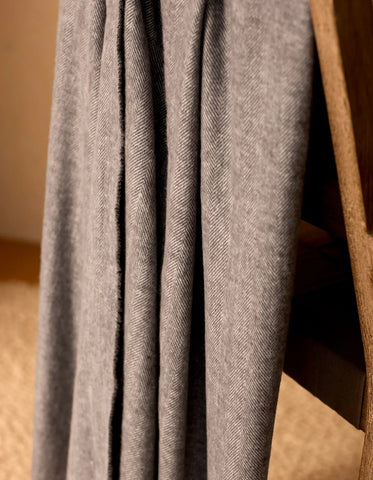 Bamboo Herringbone Tassel Throw