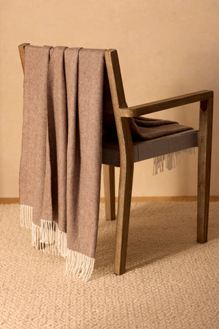 Bamboo Herringbone Tassel Throw