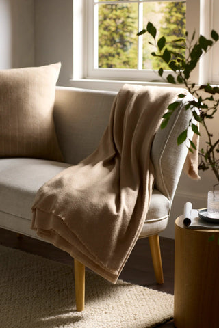 Cashmere Fringe Blanket - Last Chance