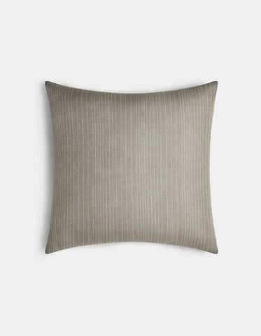 Striped Linen Throw Pillow
