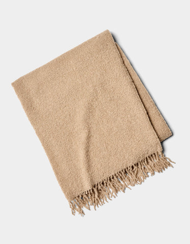 Alpaca Boucle Throw