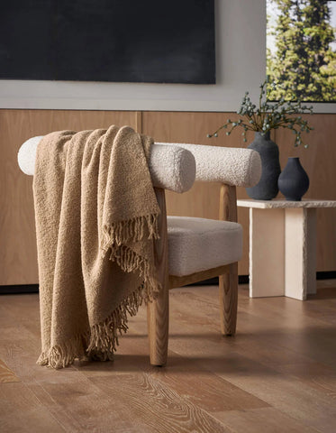 Alpaca Boucle Throw