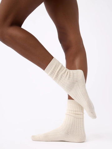 Women's Plush Lounge Calf Sock