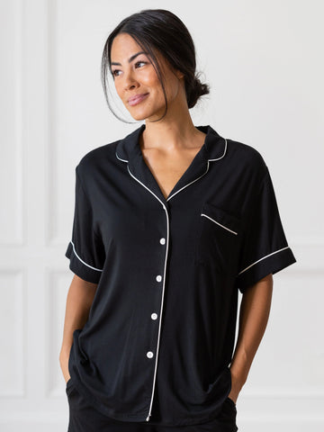 Women's Bamboo Stretch-Knit Short Sleeve Pajama Set - Last Chance