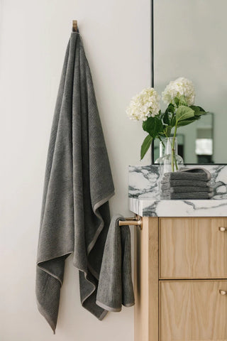 Ribbed Terry Bath Sheets