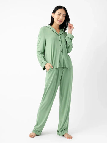 Women's Bamboo Stretch-Knit Long Sleeve Pajama Top - Last Chance