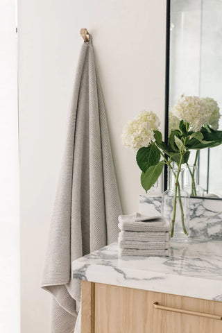 Ribbed Terry Bath Sheets