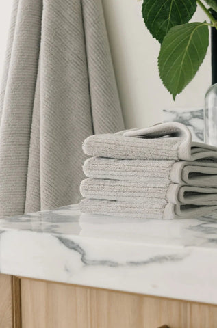 Ribbed Terry Washcloths