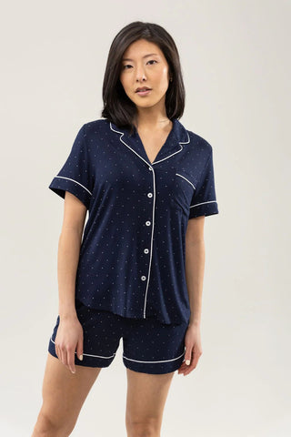 Women's Bamboo Stretch-Knit Short Sleeve Pajama Set - Last Chance