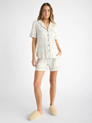 Women's Bamboo Stretch-Knit Short Sleeve Pajama Top - Last Chance